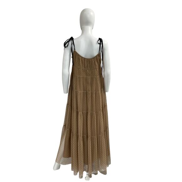 Staud 'Lilia' Tan Dress Size M - Picture 3 of 5